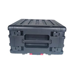 UltronX 6U Rack Air Tight Water Sealed ABS Case with Retractable Pull Out Handle and Wheels - Image 2