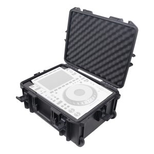 UltronX Watertight Case Holds CDJ-3000 and 12" Mixers with Handle and Wheels