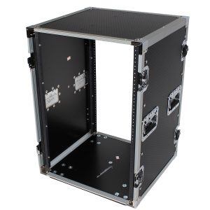 16U Space Amp Rack Mount ATA Flight Case 18 Inch Depth W-Casters | Shipped Disassembled - Image 3