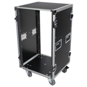 18U Space Amp Rack Mount ATA Flight Case 18 Inch Depth W-Casters | Shipped Disassembled - Image 3