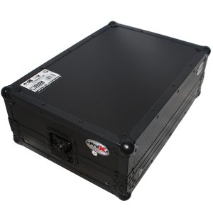 Flight Case for Gemini CDM-4000 19" Mixer W-7U Slant Rack Mount W-Removable Front Panel | Black on Black - Image 12