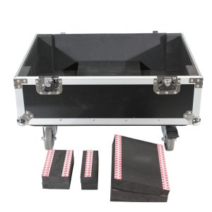 Universal Line Array Speaker Flight Case W-Wheels for 2 Speakers Interior 28x26x20 inch holds RCF HDL 10-A JBL VRX932 - Image 10