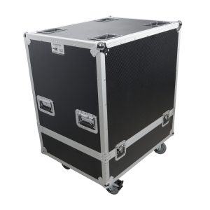 Universal Flight Case Dual Line Array Speakers or Single Subwoofer with Caster Wheels - Image 4