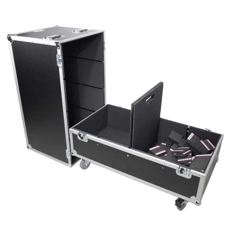 Universal Dual ATA Speaker Flight Case Fits 2 pcs 28x20x20 inch speakers| Two JBL SRX 815P and Similar Sized Speakers