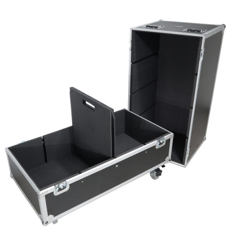 Universal Dual ATA Speaker Flight Case Fits 2 pcs 28x20x20 inch speakers| Two JBL SRX 815P and Similar Sized Speakers - Image 2