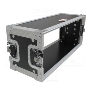 4U Deluxe Effects Rack 7" Deep Rail to Rail W/Handle - Image 3