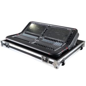 Fits Allen & Heath AVANTIS Digital Mixer Console Flight Case w Low Profile Wheels