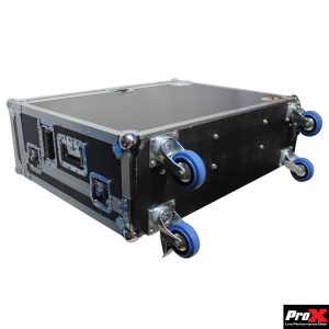 Flight Case for Allen & Heath QU-32 Digital Mixer with Doghouse & Wheels - Image 11