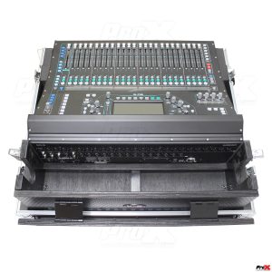 Flight Case for Allen & Heath SQ6 Console with Doghouse and Wheels - Image 7