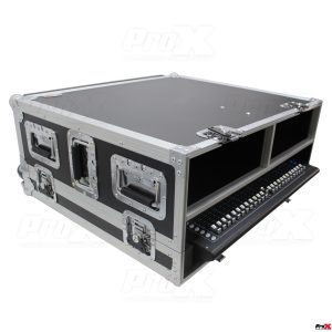 Flight Case for Allen & Heath SQ6 Console with Doghouse and Wheels - Image 8