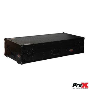 ProX DJ Coffin Case for Pioneer Mixer DJM900 and 2X CDJ2000NXS2 W/Wheels & Laptop Shelf (Black on Black) - Image 4