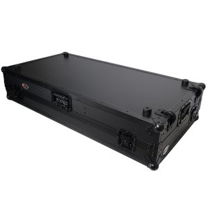 DJ Coffin Case for Pioneer 2X CDJ-3000 CD and DJM-900NXS2 Mixer W/Wheels & Laptop Shelf (Black on Black) - Image 22