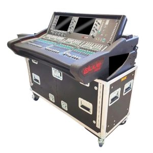 For Allen and Heath DLive S5000 Flip-Ready Hydraulic Console Easy Retracting Lifting 2U Rack Space Detachable Case by ZCASE