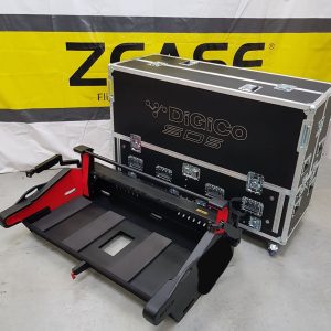 Flip-Ready Detachable Easy Retracting Hydraulic Lift Case With 2U for Digico SD5 Digital Mixing Console by ZCase