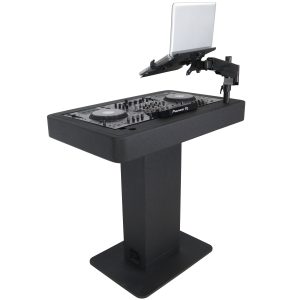 DJ Control Tower DJ Podium Stand with Travel Cases for Pioneer DDJ-REV7 XDJ-XZ DDJ-1000 and RANE One Black Finish - Image 10