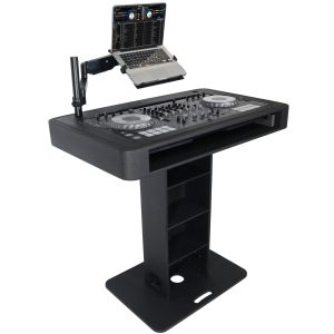 DJ Control Tower DJ Podium Stand with Travel Cases for Pioneer DDJ-REV7 XDJ-XZ DDJ-1000 and RANE One Black Finish - Image 11