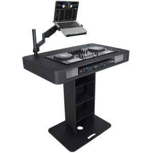 DJ Control Tower DJ Podium Stand for Pioneer DDJ-REV7 XDJ-XZ DDJ-1000 and RANE One Black Finish - Image 7