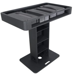 DJ Control Tower DJ Podium Stand for Pioneer DDJ-REV7 XDJ-XZ DDJ-1000 and RANE One Black Finish - Image 12