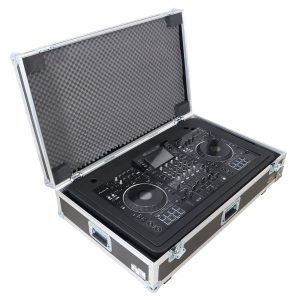 DJ Control Tower DJ Podium Stand with Travel Cases for Pioneer DDJ-REV7 XDJ-XZ DDJ-1000 and RANE One Black Finish - Image 24