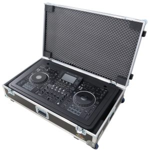 DJ Control Tower DJ Podium Stand with Travel Cases for Pioneer DDJ-REV7 XDJ-XZ DDJ-1000 and RANE One Black Finish - Image 25