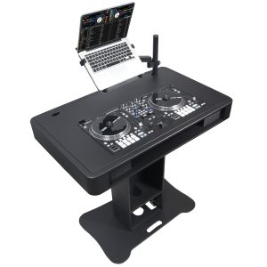 DJ Control Tower DJ Podium Stand with Travel Cases for Pioneer DDJ-REV7 XDJ-XZ DDJ-1000 and RANE One Black Finish - Image 5