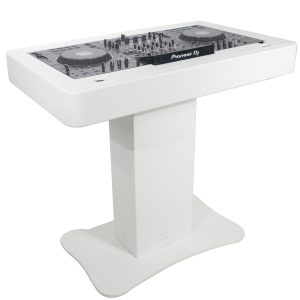 DJ Control Tower DJ Podium Stand for Pioneer DDJ-REV7 XDJ-XZ DDJ-1000 and RANE One White Finish - Image 5