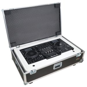 DJ Control Tower DJ Podium 2x1U Rack Mount and Travel Cases for Pioneer DDJ-REV7 XDJ-XZ DDJ-1000 and RANE One White Finish - Image 12