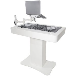 DJ Control Tower DJ Podium Stand for Pioneer DDJ-REV7 XDJ-XZ DDJ-1000 and RANE One White Finish - Image 7