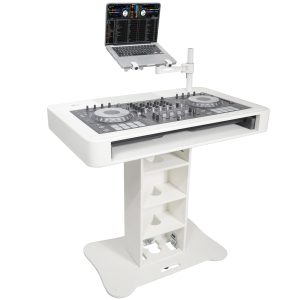 DJ Control Tower DJ Podium Stand for Pioneer DDJ-REV7 XDJ-XZ DDJ-1000 and RANE One White Finish - Image 8