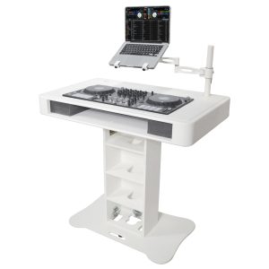 DJ Control Tower DJ Podium Stand for Pioneer DDJ-REV7 XDJ-XZ DDJ-1000 and RANE One White Finish - Image 9