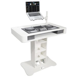 DJ Control Tower DJ Podium Stand for Pioneer DDJ-REV7 XDJ-XZ DDJ-1000 and RANE One White Finish - Image 10