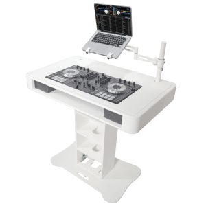 DJ Control Tower DJ Podium Stand for Pioneer DDJ-REV7 XDJ-XZ DDJ-1000 and RANE One White Finish - Image 11