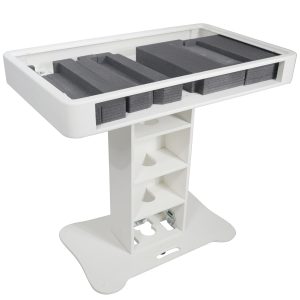 DJ Control Tower DJ Podium Stand for Pioneer DDJ-REV7 XDJ-XZ DDJ-1000 and RANE One White Finish - Image 14