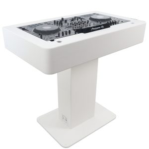 DJ Control Tower DJ Podium 2x1U Rack Mount and Travel Cases for Pioneer DDJ-REV7 XDJ-XZ DDJ-1000 and RANE One White Finish - Image 11