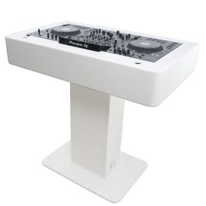 DJ Control Tower DJ Podium 2x1U Rack Mount and Travel Cases for Pioneer DDJ-REV7 XDJ-XZ DDJ-1000 and RANE One White Finish - Image 10
