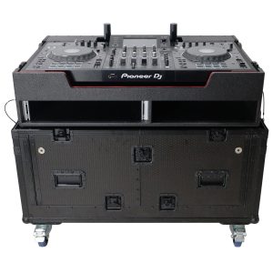 ProX XZF-UCXX For Pioneer DDJ-REV7 XDJ-XZ Opus Quad Flip-Ready Hydraulic DJ Easy Lifting Flight Case with Wheels and 2x Laptop Trays by Zcase - Image 8