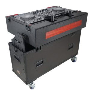 ProX XZF-UCXX For Pioneer DDJ-REV7 XDJ-XZ Opus Quad Flip-Ready Hydraulic DJ Easy Lifting Flight Case with Wheels and 2x Laptop Trays by Zcase - Image 14