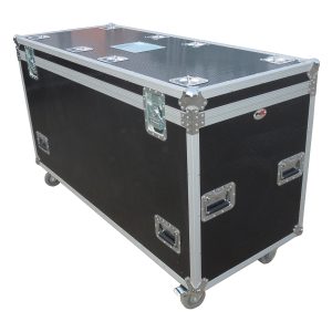 TruckPaX Heavy-Duty Truck Pack Utility Flight Case W-Divider and Tray Kit | W-4" Casters | 1/2 Inch Plywood | 24"X60"X36" - Image 10