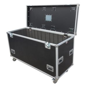 TruckPaX Heavy-Duty Truck Pack Utility Flight Case W-Divider and Tray Kit | W-4" Casters | 1/2 Inch Plywood | 24"X60"X36" - Image 9