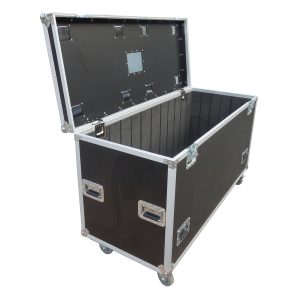 TruckPaX Heavy-Duty Truck Pack Utility Flight Case W-Divider and Tray Kit | W-4" Casters | 1/2 Inch Plywood | 24"X60"X36" - Image 8
