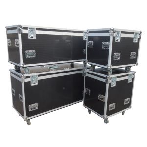 TruckPaX Heavy-Duty Truck Pack Utility Flight Case W-Divider and Tray Kit | W-4" Casters | 1/2 Inch Plywood | 24"X60"X36" - Image 12