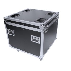 Heavy Duty Utility Trunk Case W-Caster Cups 4 4" Casters 29.5" x 29.5" x 29" - 8.75 Cu.Ft.