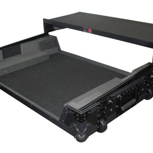ProX Flight Case for Numark NS7iii or NS7ii Digital Controller W-Wheels and Laptop Shelf
