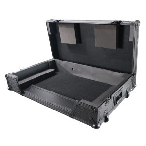 ATA Flight Case for Pioneer DDJ-FLX6 SX3 DJ Controller with 1U Rack Space and Wheels - Black - Image 9