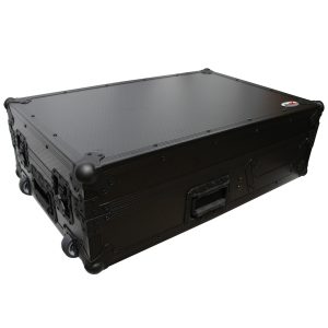 Flight Case for Single Turntable In Battle Mode & 10 Inch or 12 Inch Mixer | Black on Black - Image 12