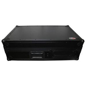 Flight Case for Single Turntable In Battle Mode & 10 Inch or 12 Inch Mixer | Black on Black - Image 11