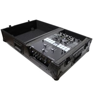 Flight Case for Single Turntable In Battle Mode & 10 Inch or 12 Inch Mixer | Black on Black - Image 19