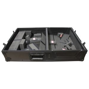 Flight Case for Single Turntable In Battle Mode & 10 Inch or 12 Inch Mixer | Black on Black - Image 7