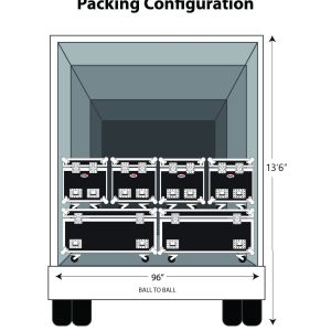 TruckPaX Heavy-Duty Truck Pack Utility Flight Case W-Divider and Tray Kit | 1/2 Inch Plywood | 24"X30"X36" - Image 13