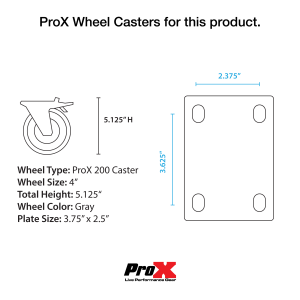 Utility Storage Case W-4 - 4" Casters 16"x16"x47.5" - 6 Cu. Ft. - Image 9